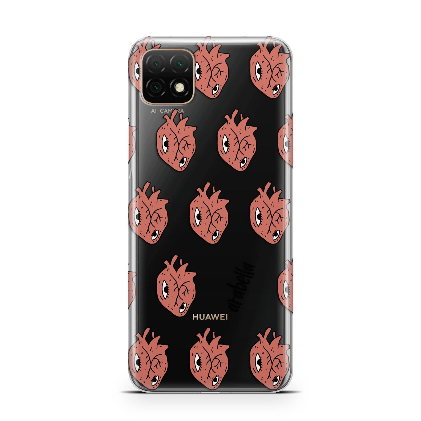 Heart Eyes Halloween Personalised Huawei Enjoy 20 Phone Case