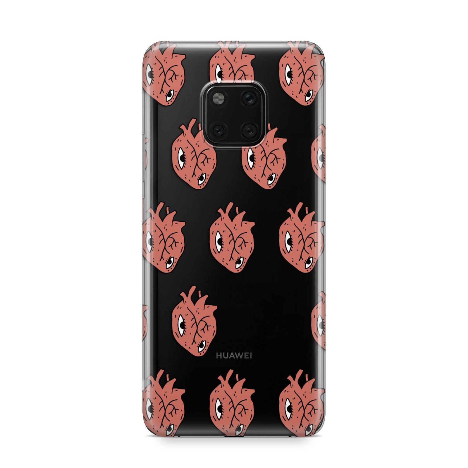 Heart Eyes Halloween Personalised Huawei Mate 20 Pro Phone Case