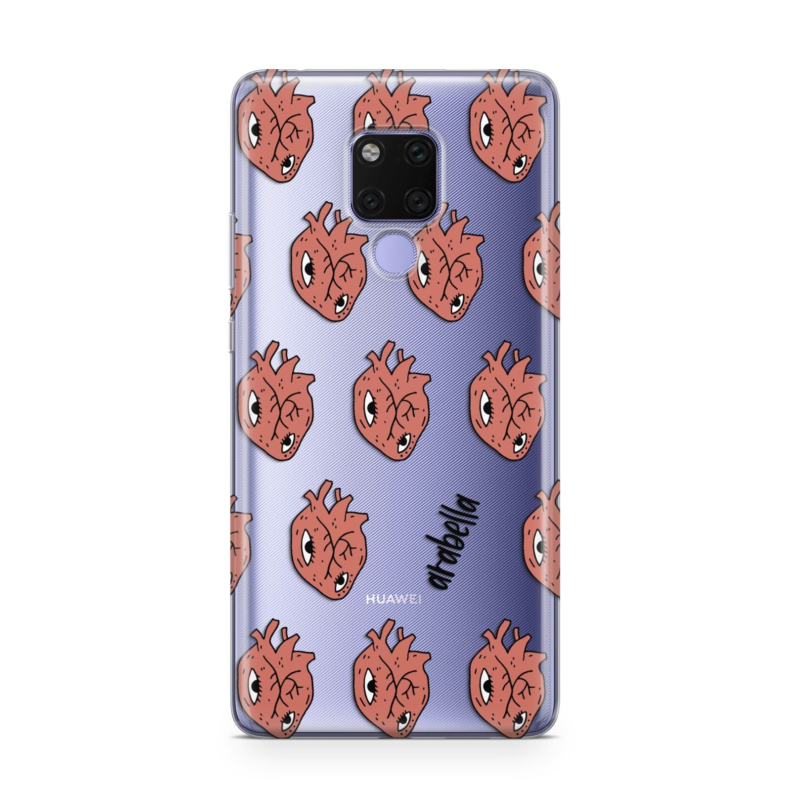 Heart Eyes Halloween Personalised Huawei Mate 20X Phone Case