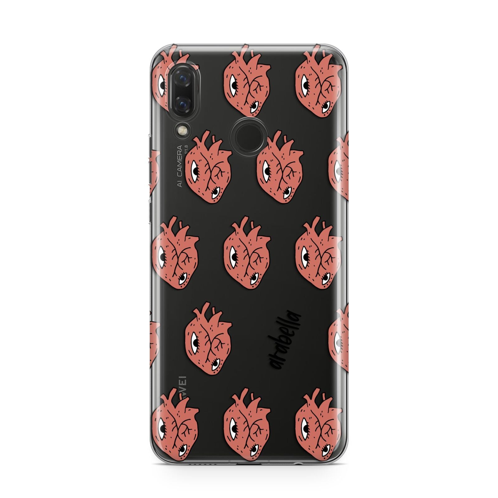 Heart Eyes Halloween Personalised Huawei Nova 3 Phone Case