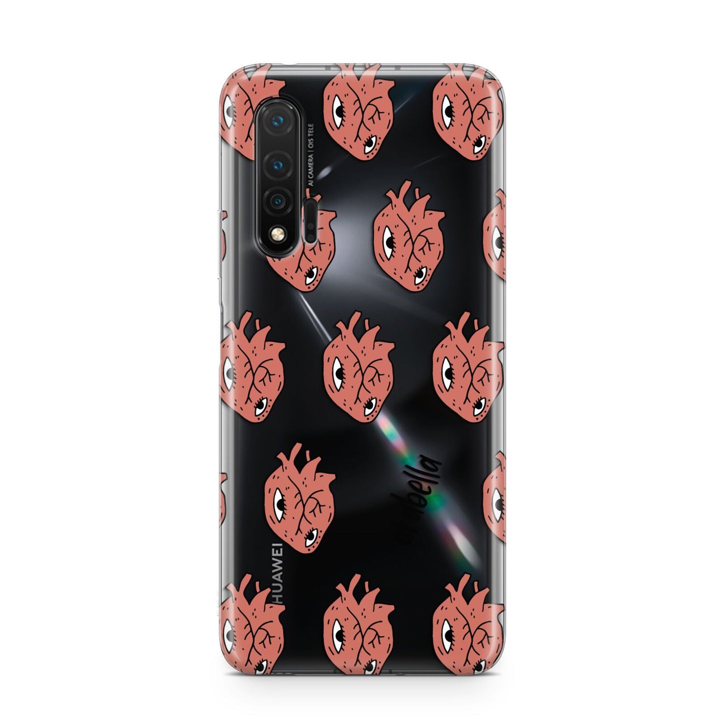 Heart Eyes Halloween Personalised Huawei Nova 6 Phone Case