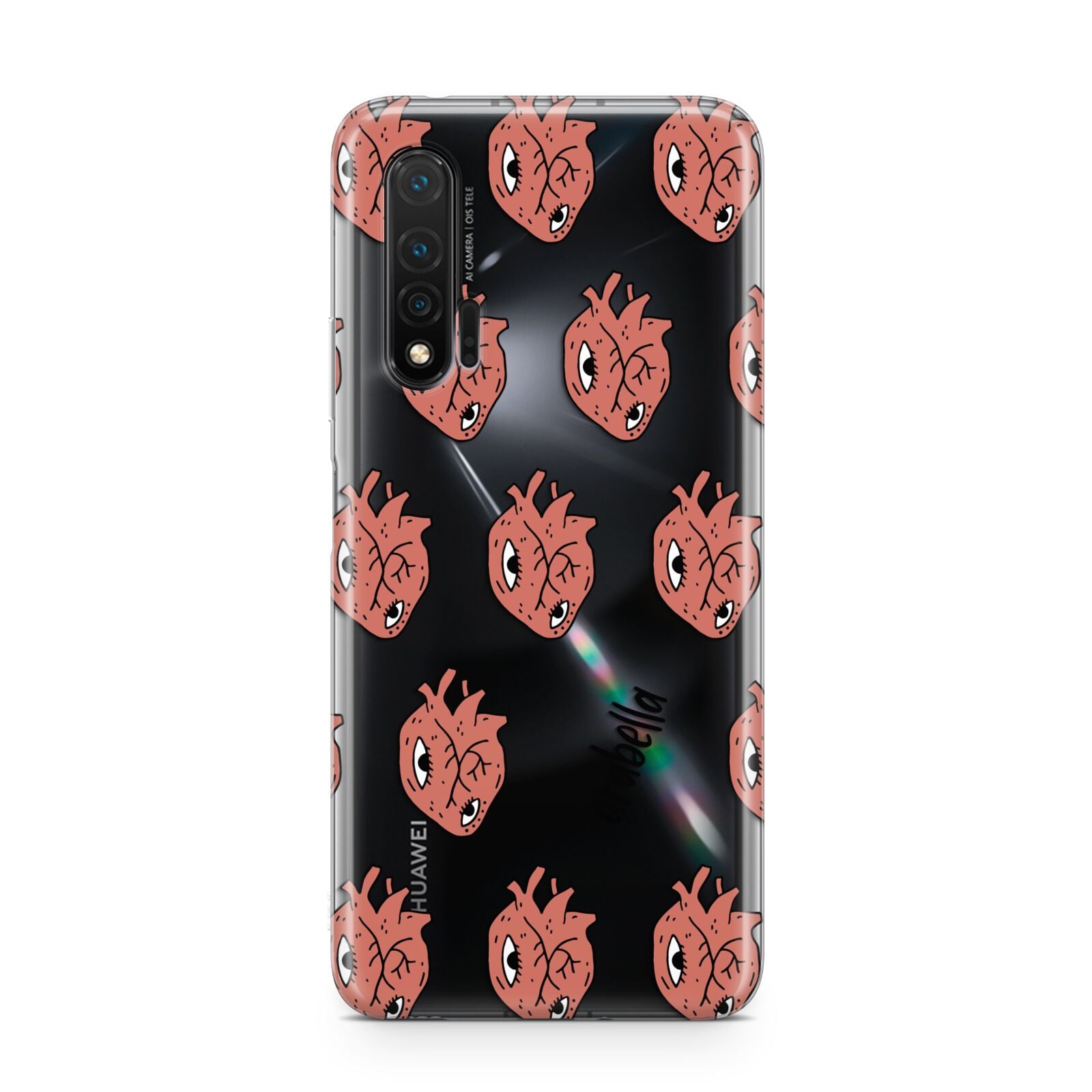 Heart Eyes Halloween Personalised Huawei Nova 6 Phone Case