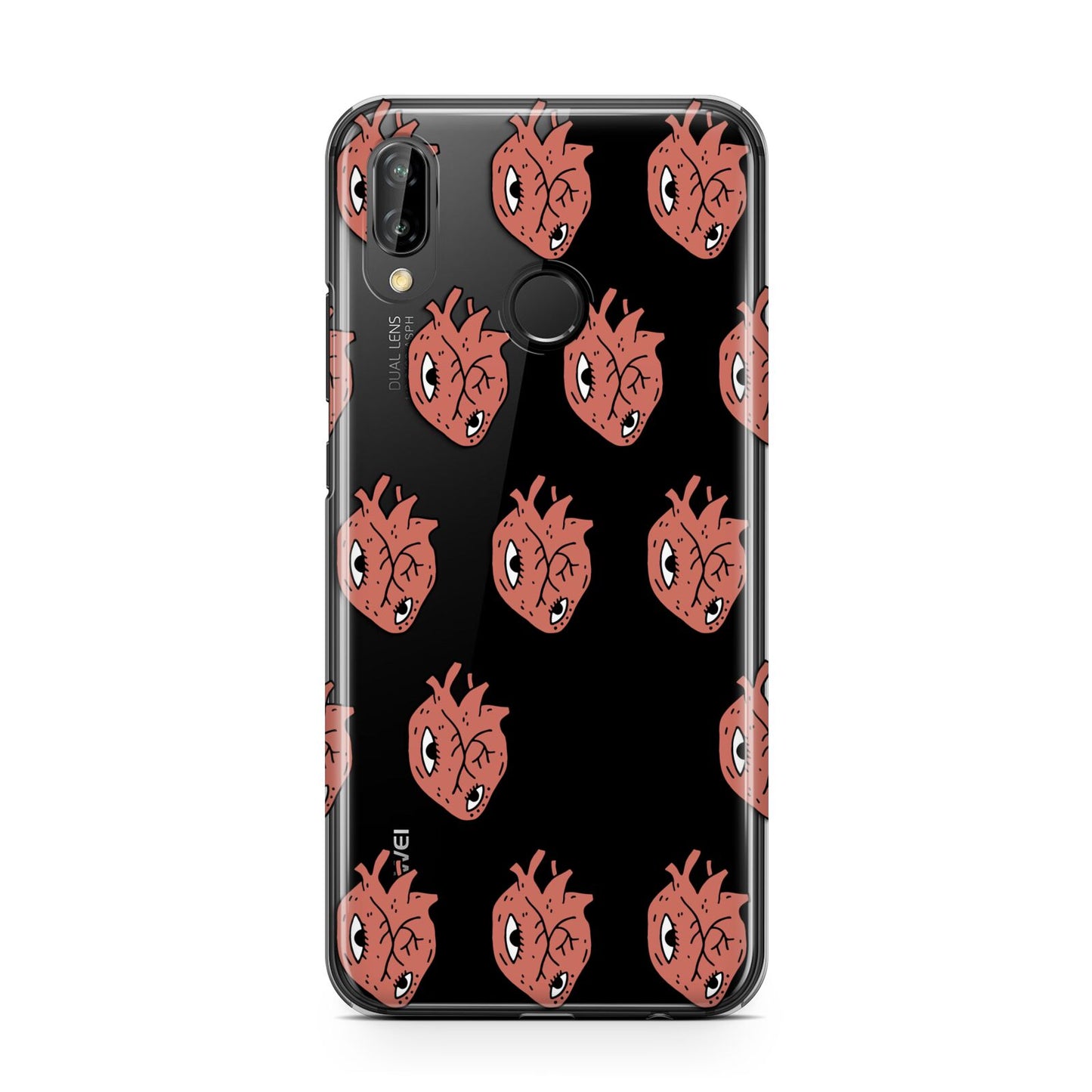 Heart Eyes Halloween Personalised Huawei P20 Lite Phone Case