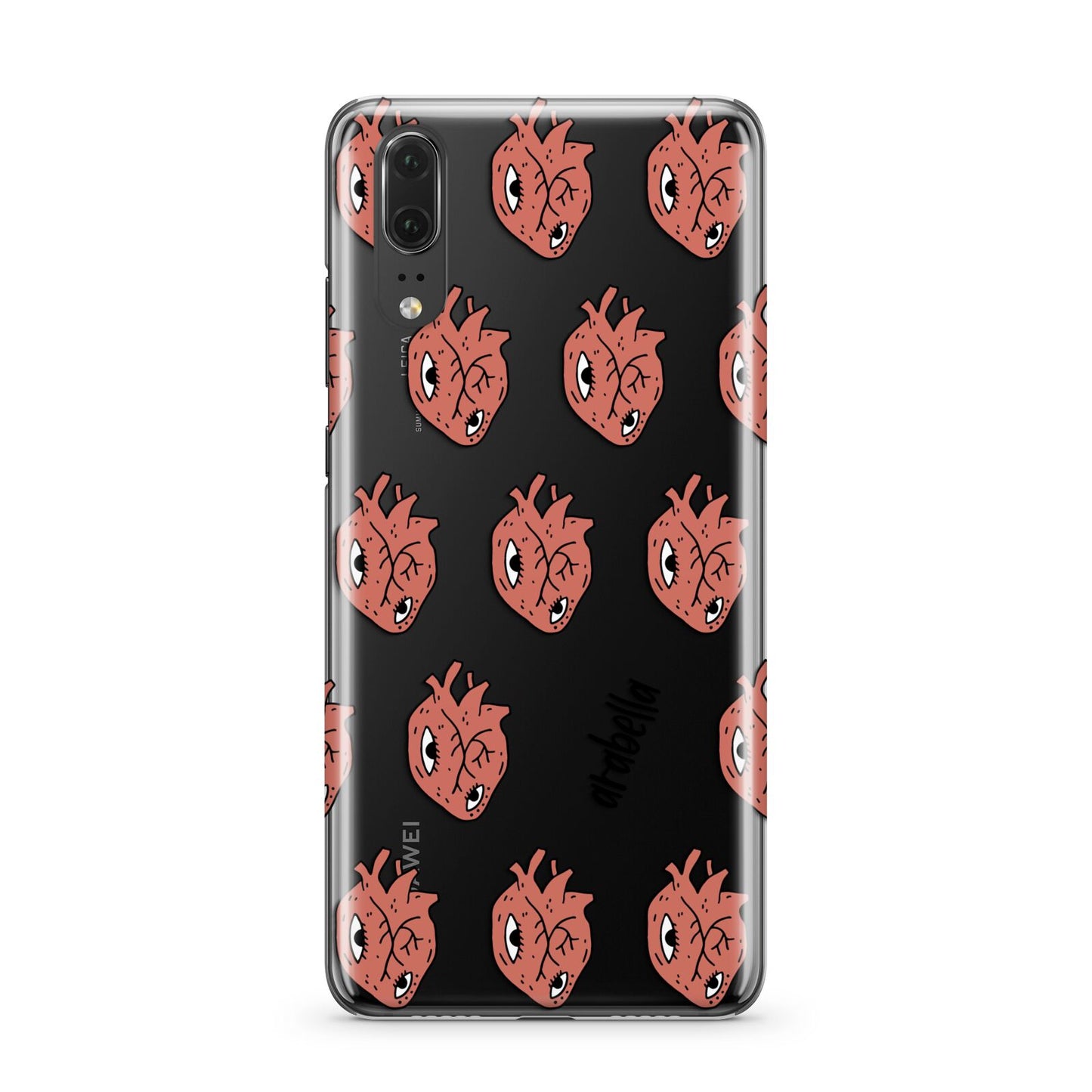 Heart Eyes Halloween Personalised Huawei P20 Phone Case