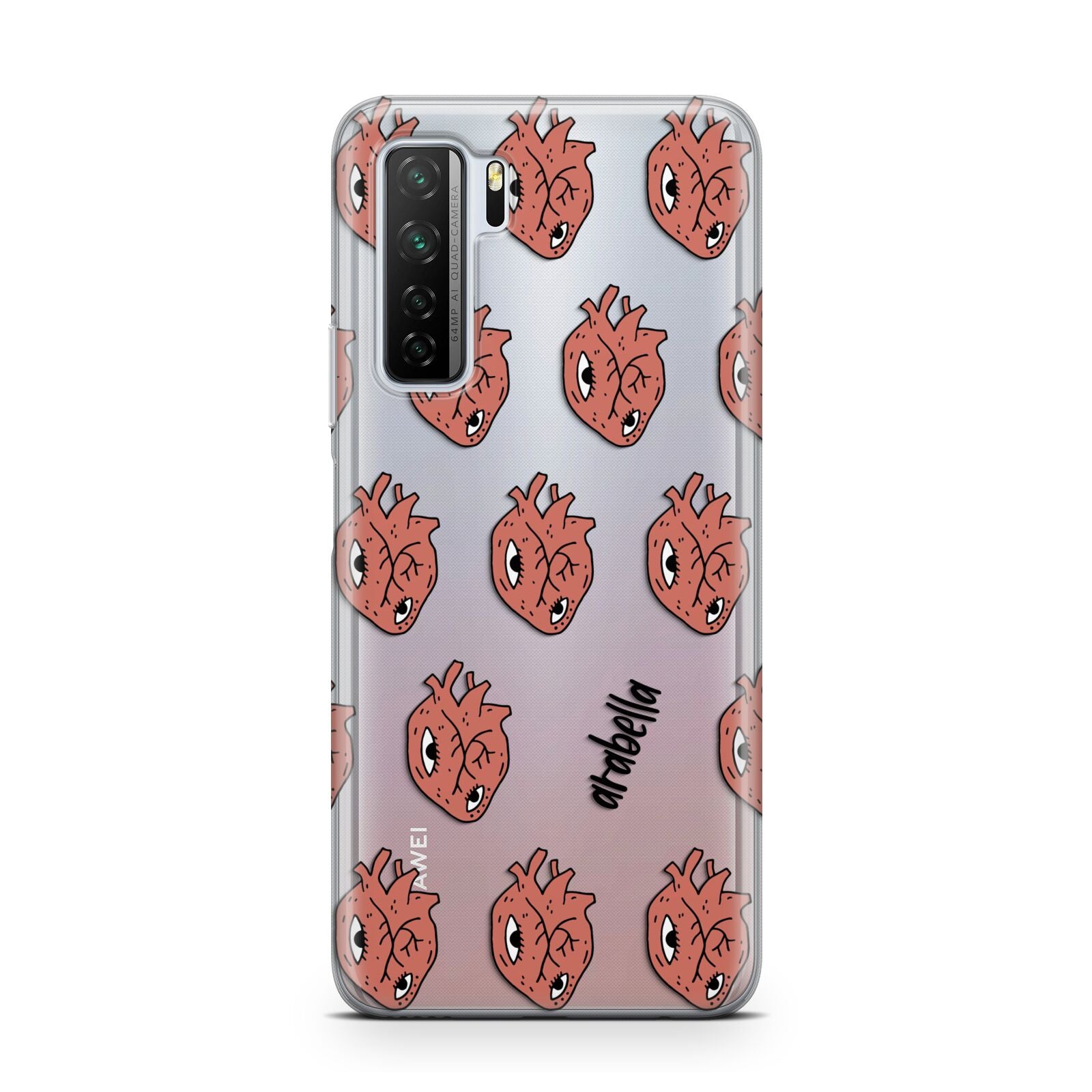 Heart Eyes Halloween Personalised Huawei P40 Lite 5G Phone Case