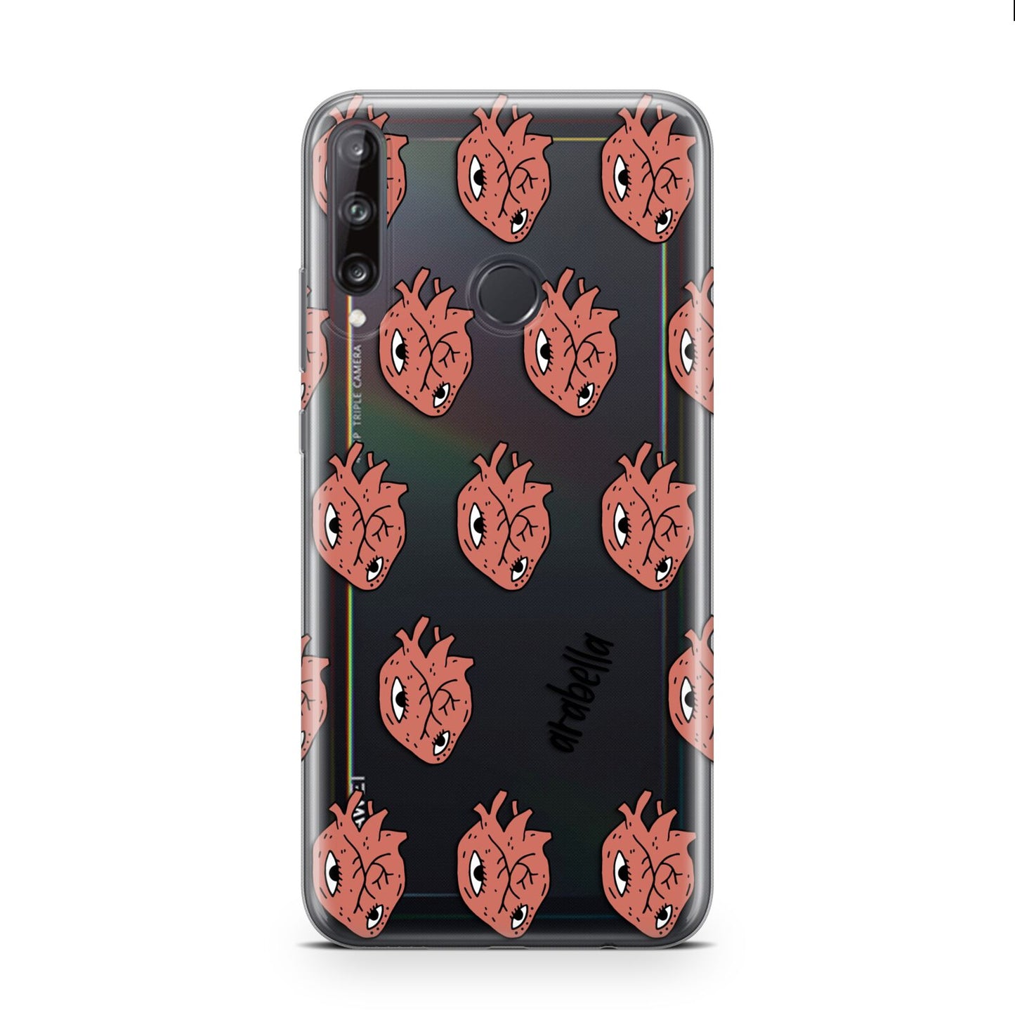 Heart Eyes Halloween Personalised Huawei P40 Lite E Phone Case