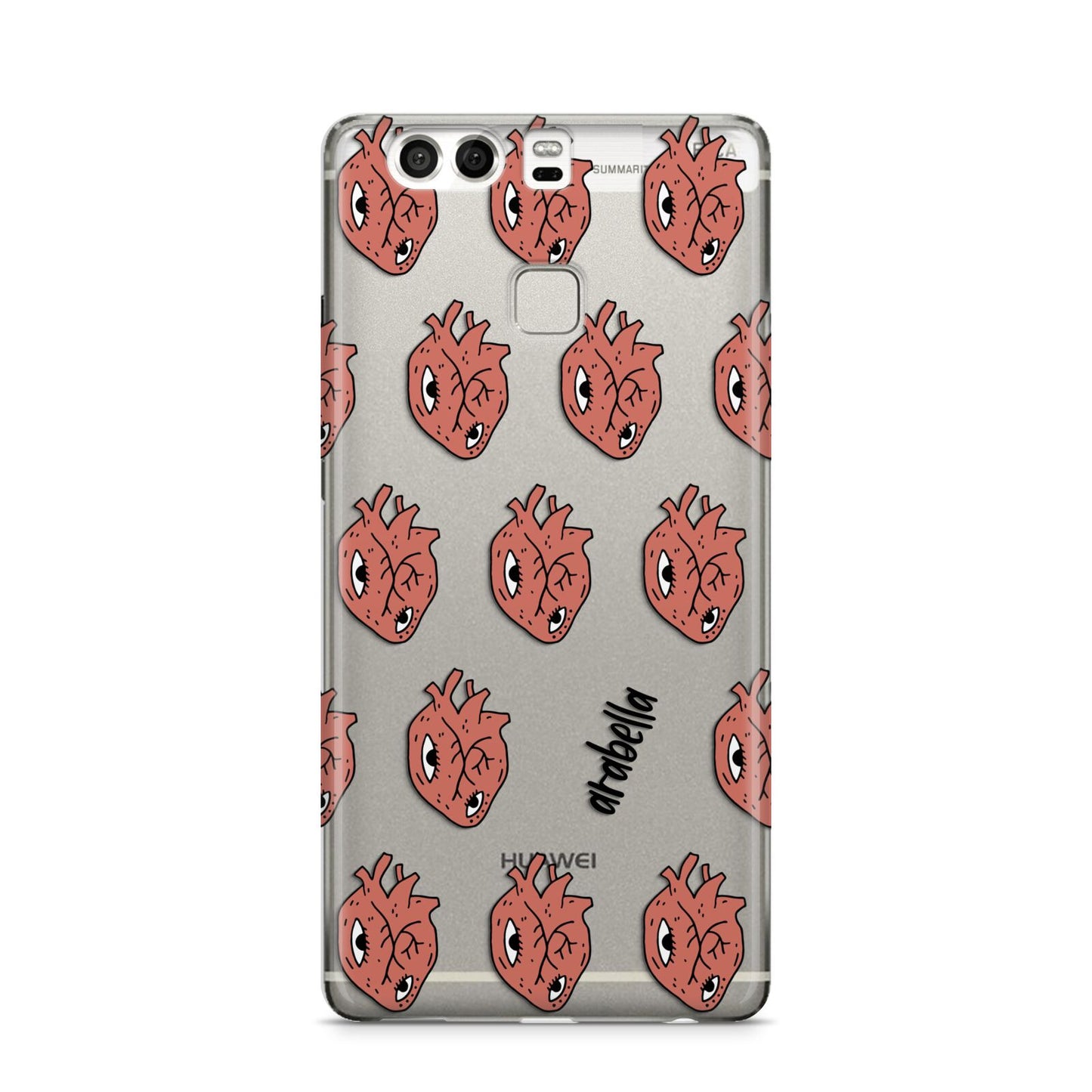 Heart Eyes Halloween Personalised Huawei P9 Case