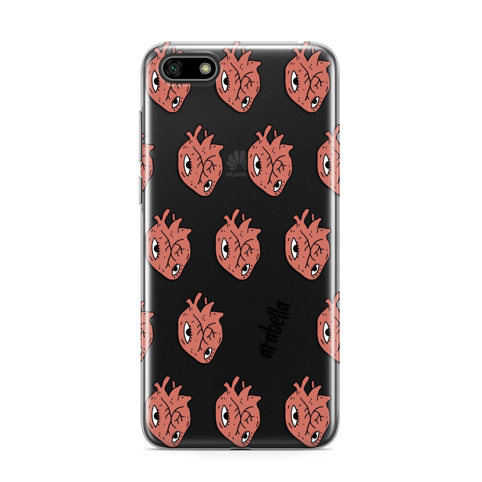 Heart Eyes Halloween Personalised Huawei Y5 Prime 2018 Phone Case