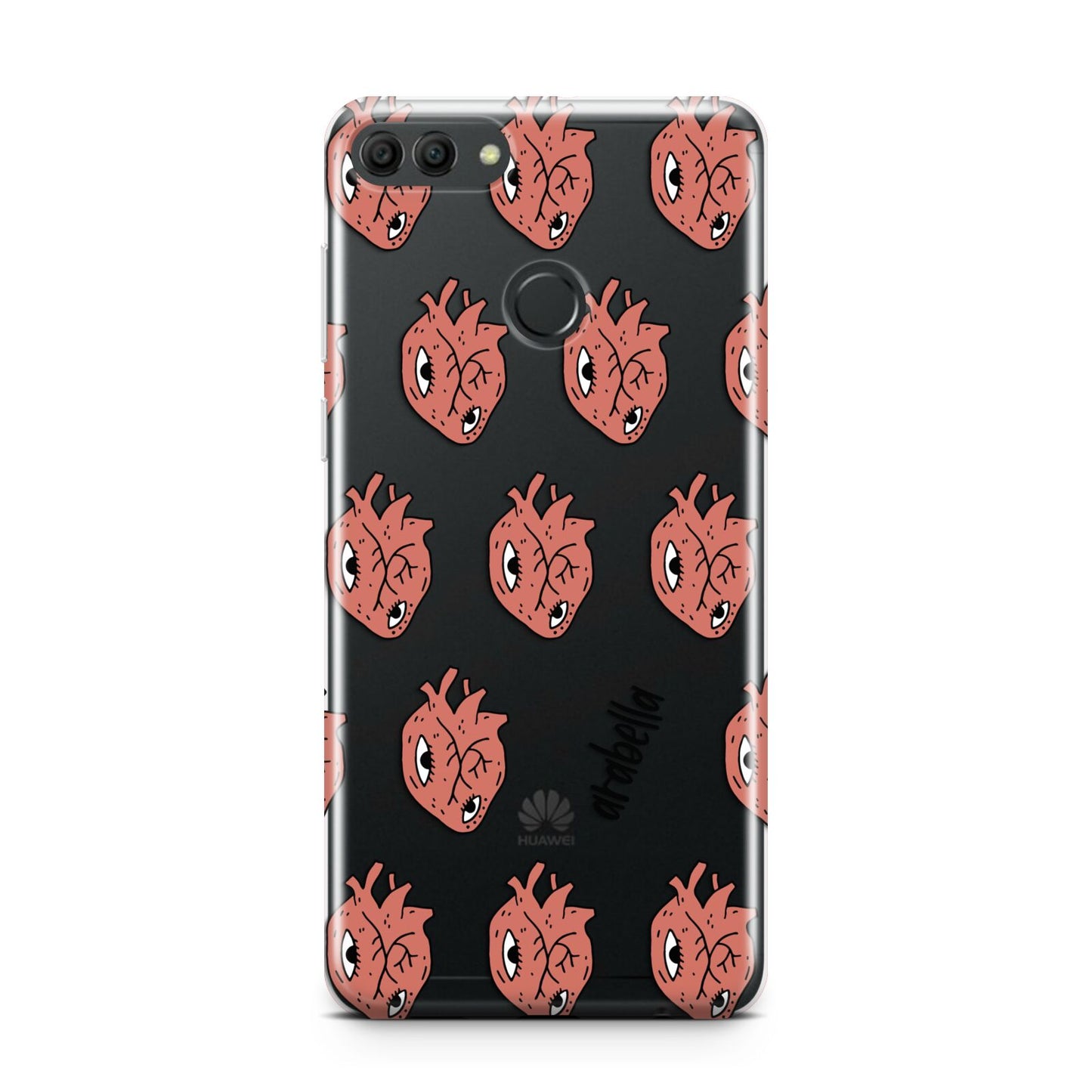 Heart Eyes Halloween Personalised Huawei Y9 2018