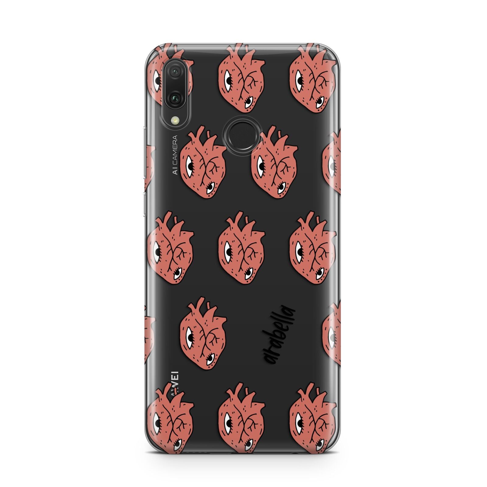 Heart Eyes Halloween Personalised Huawei Y9 2019