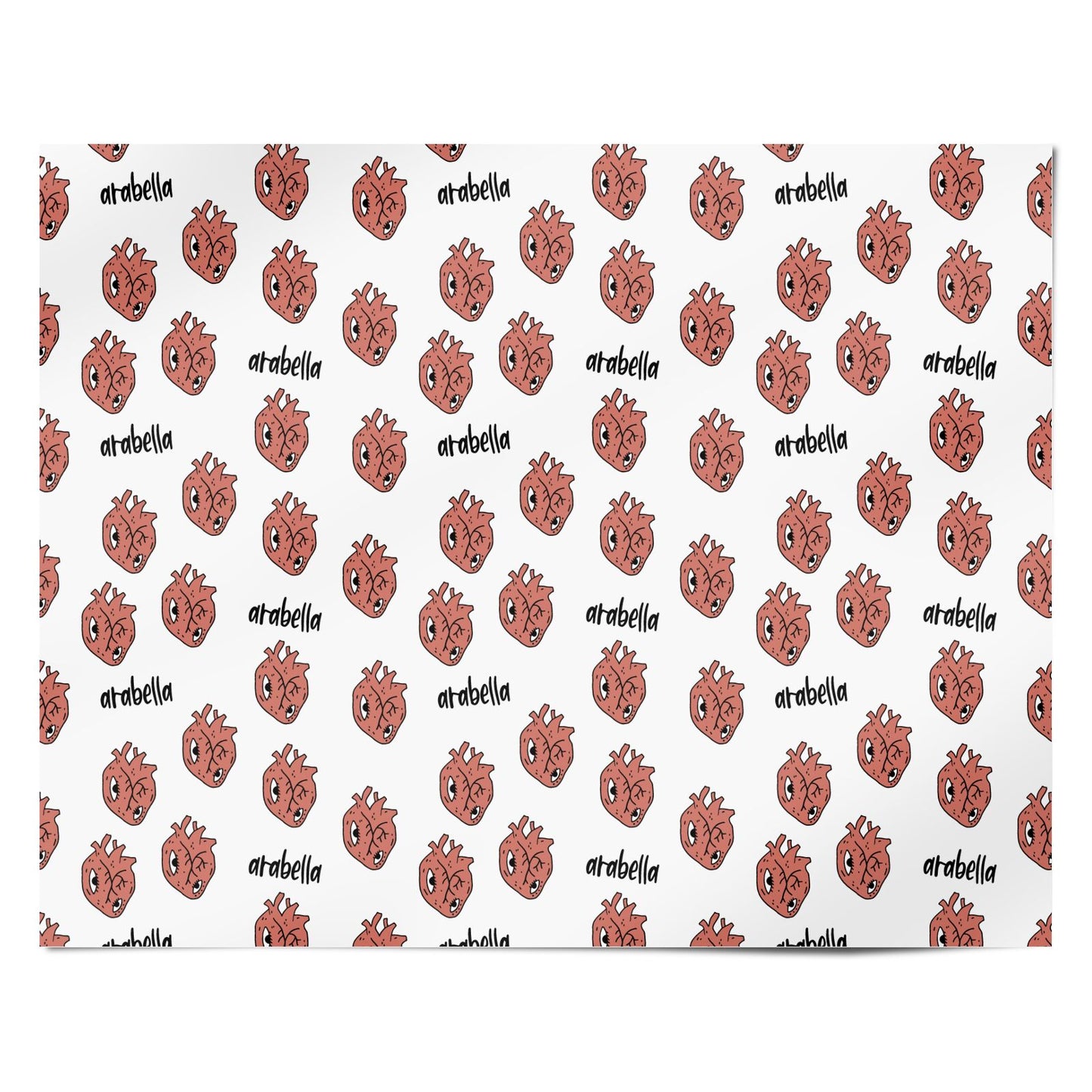 Heart Eyes Halloween Personalised Personalised Wrapping Paper Alternative