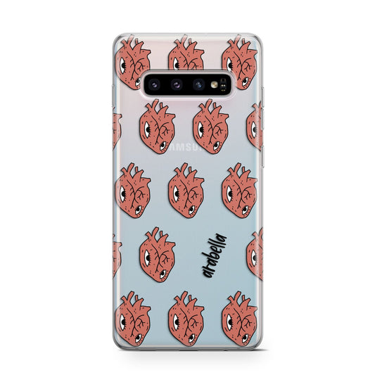 Heart Eyes Halloween Personalised Protective Samsung Galaxy Case