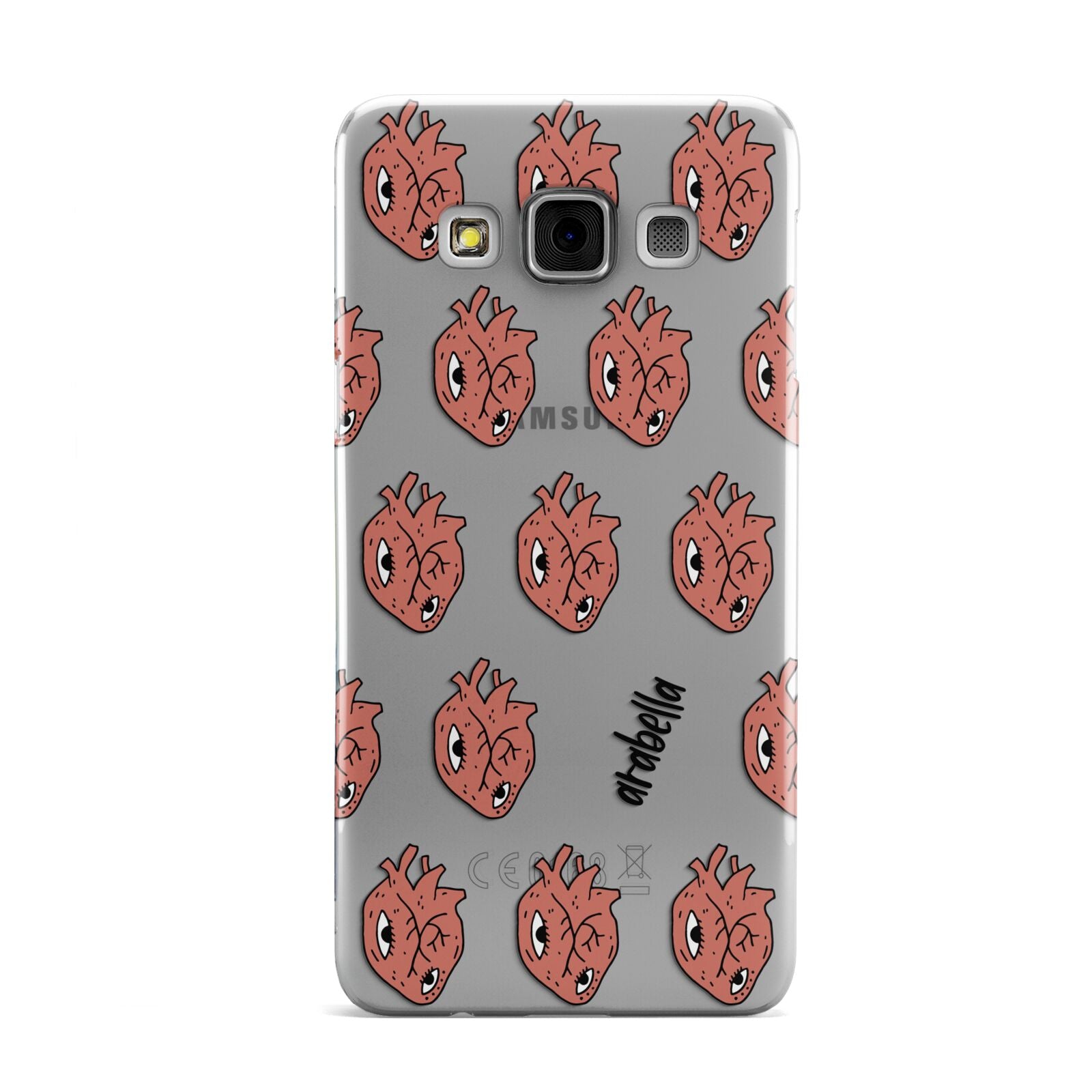 Heart Eyes Halloween Personalised Samsung Galaxy A3 Case