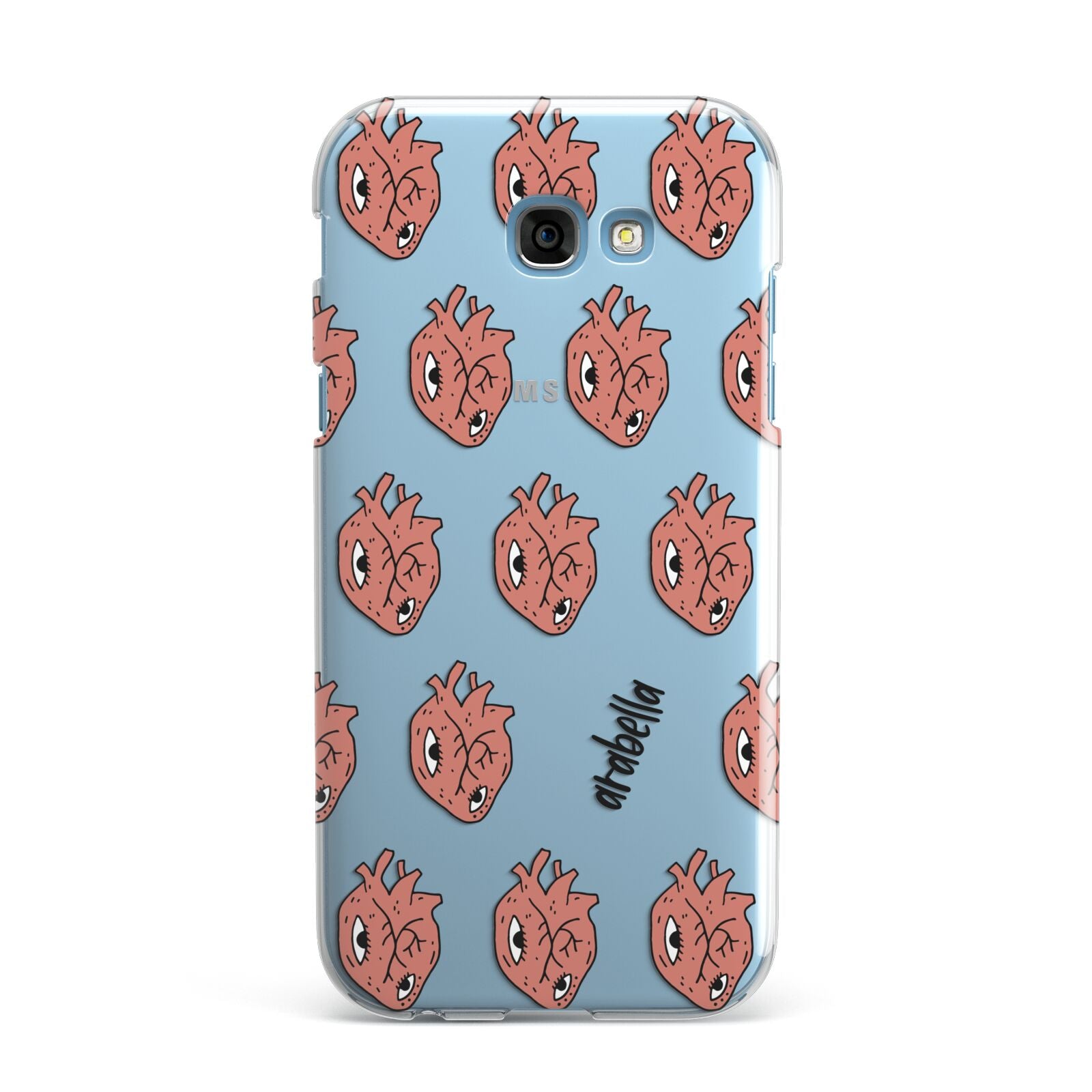 Heart Eyes Halloween Personalised Samsung Galaxy A7 2017 Case