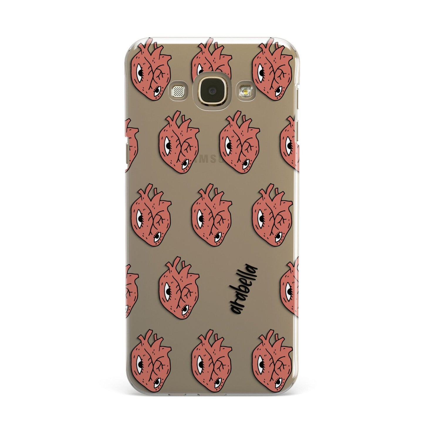 Heart Eyes Halloween Personalised Samsung Galaxy A8 Case