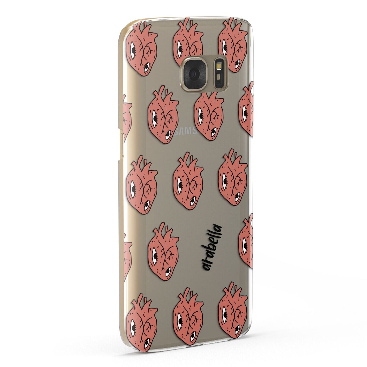 Heart Eyes Halloween Personalised Samsung Galaxy Case Fourty Five Degrees