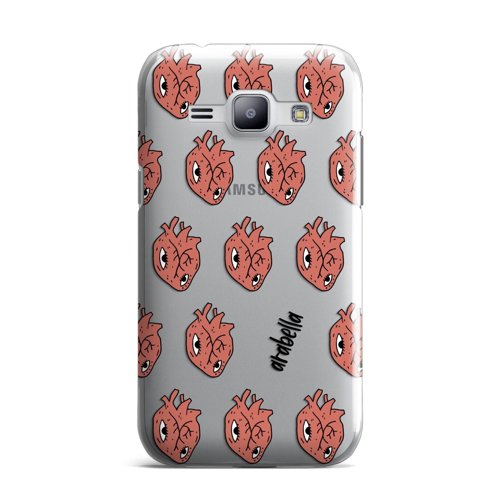 Heart Eyes Halloween Personalised Samsung Galaxy J1 2015 Case