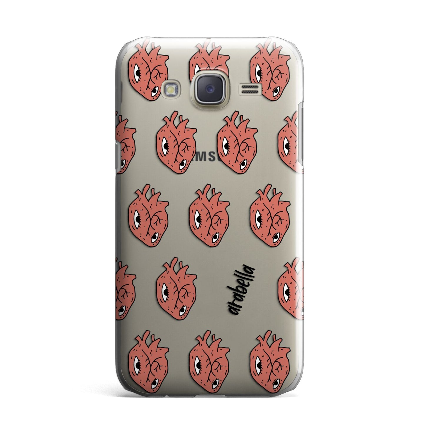 Heart Eyes Halloween Personalised Samsung Galaxy J7 Case