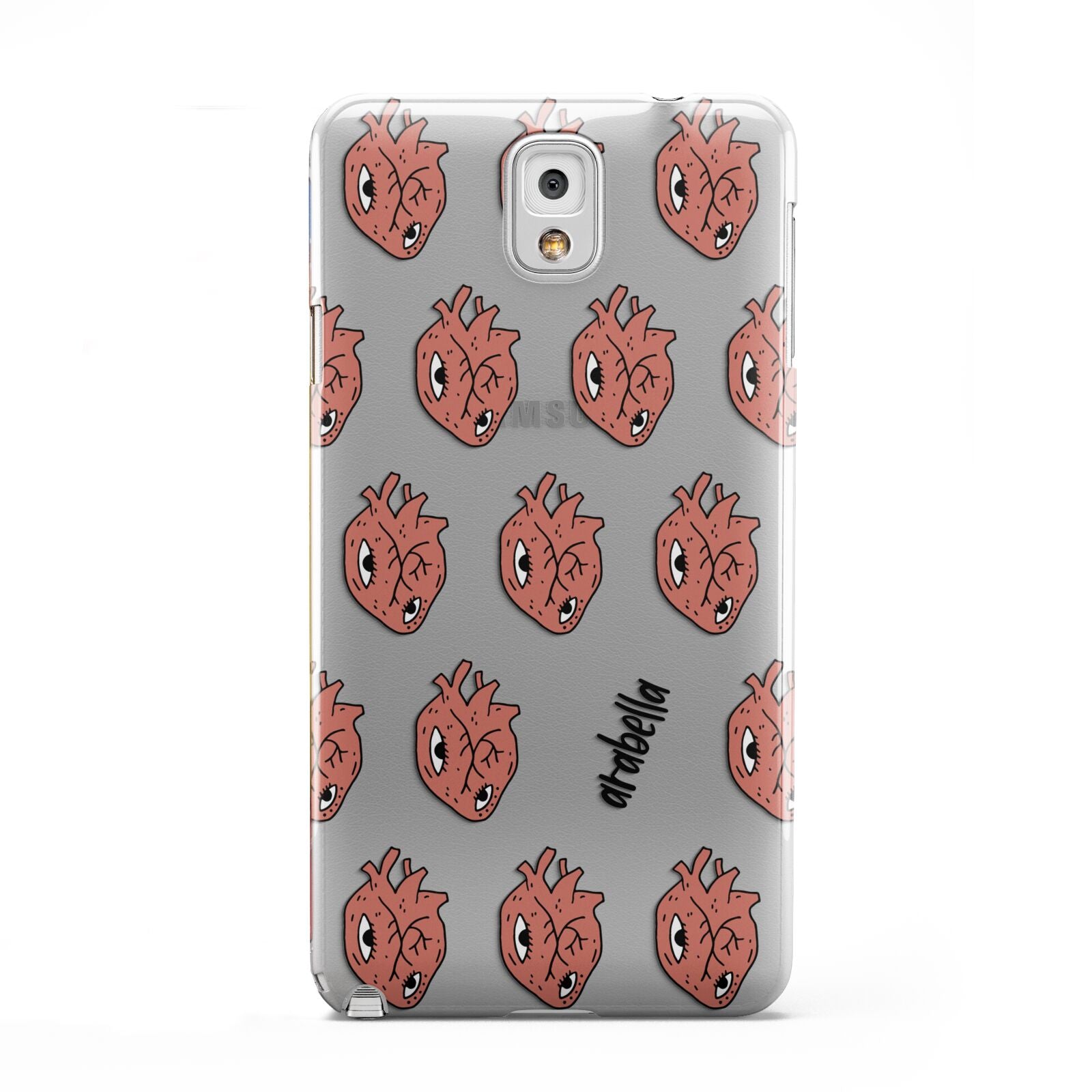 Heart Eyes Halloween Personalised Samsung Galaxy Note 3 Case