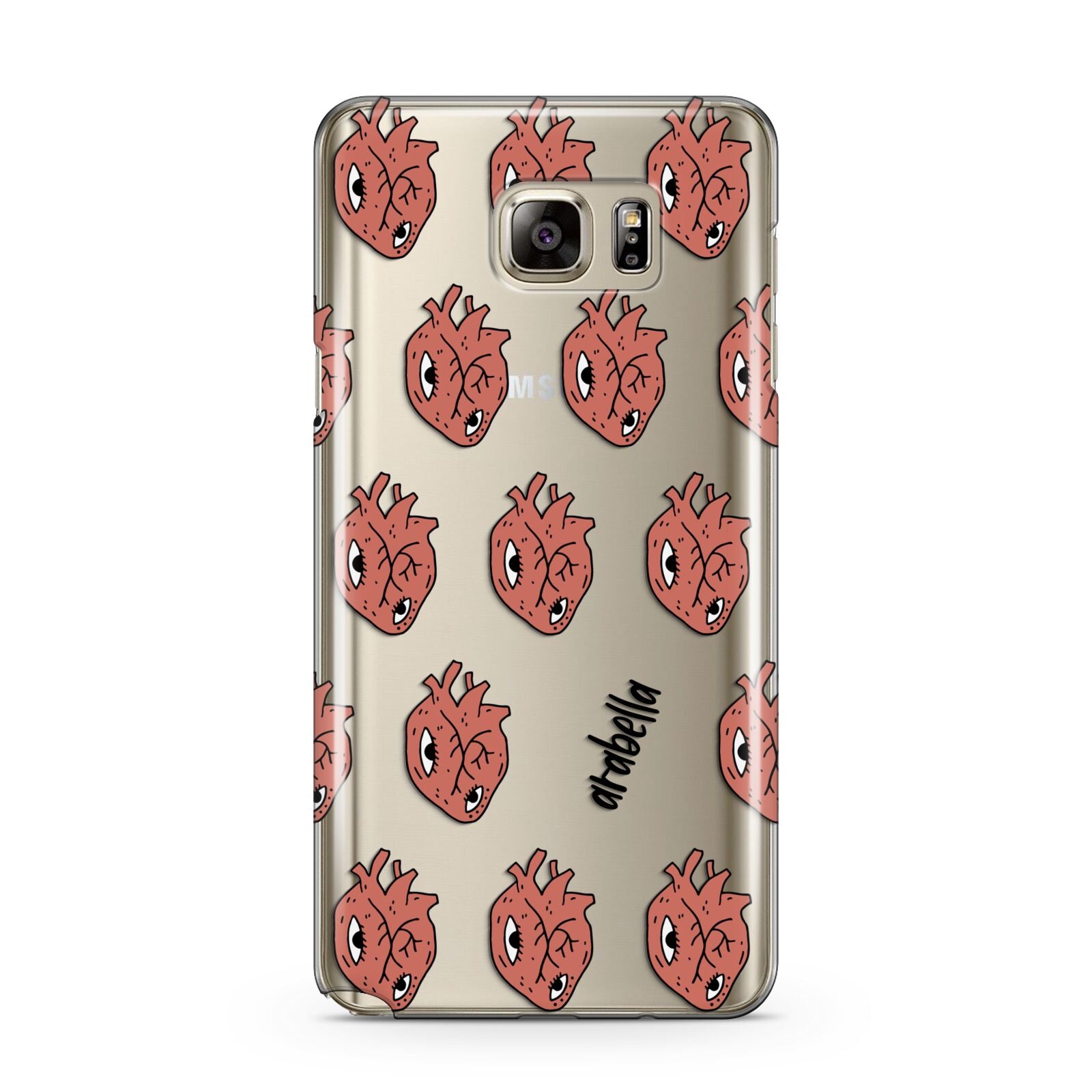 Heart Eyes Halloween Personalised Samsung Galaxy Note 5 Case