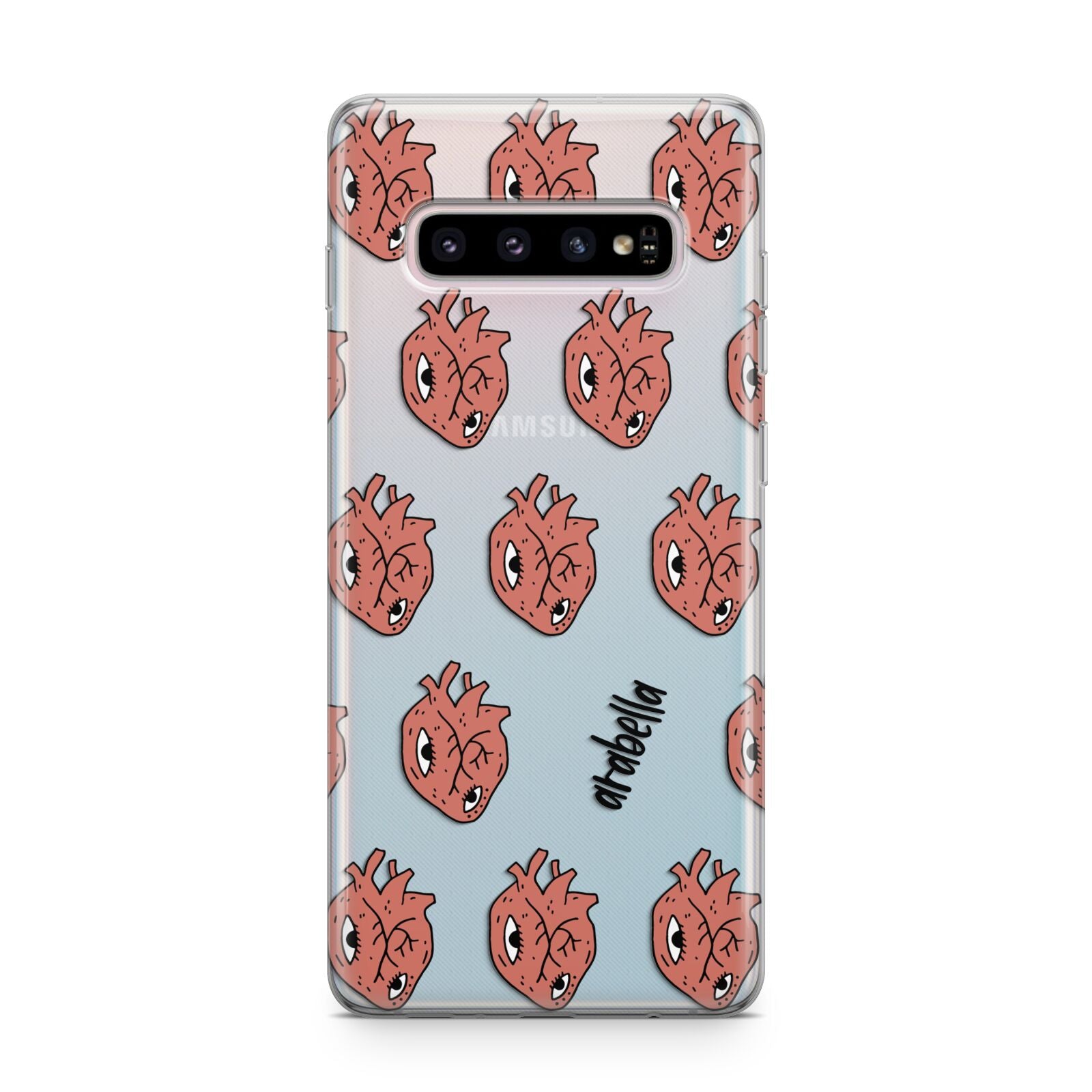 Heart Eyes Halloween Personalised Samsung Galaxy S10 Plus Case