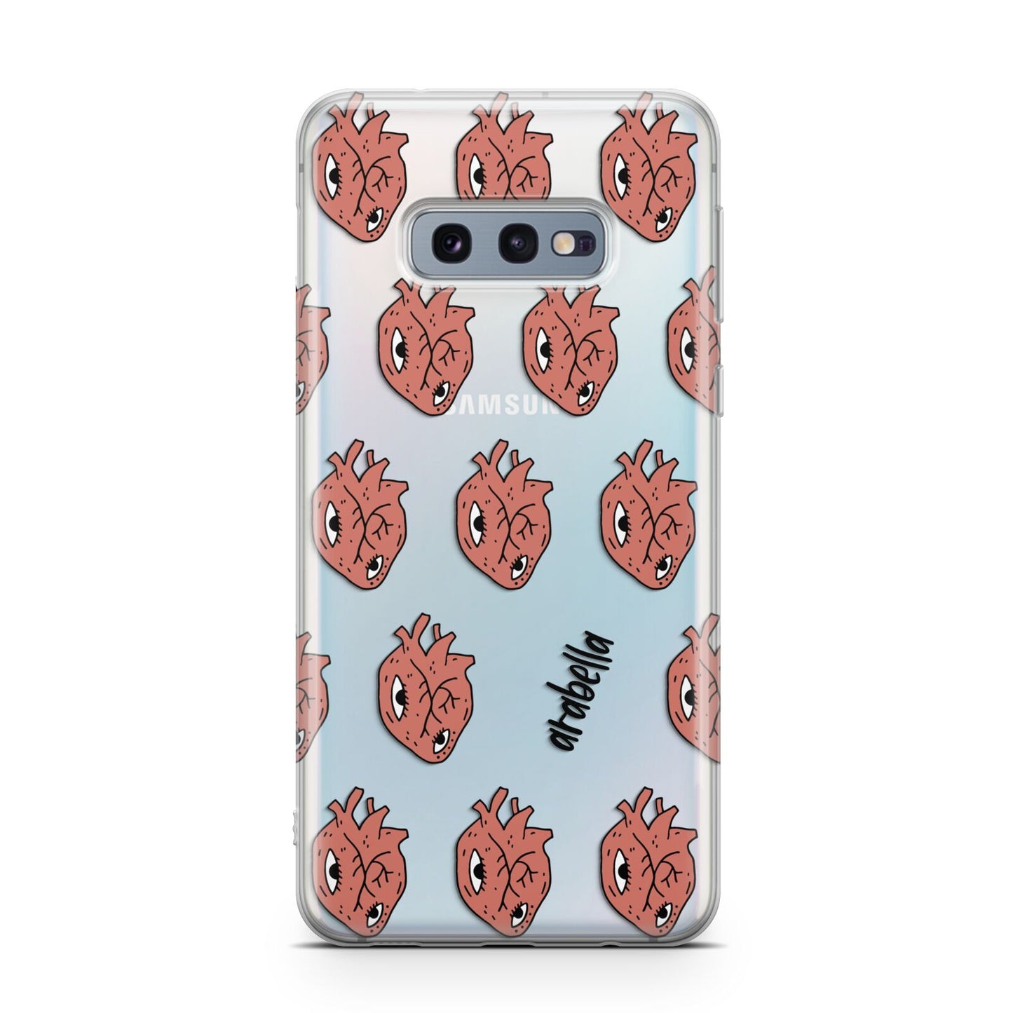 Heart Eyes Halloween Personalised Samsung Galaxy S10E Case