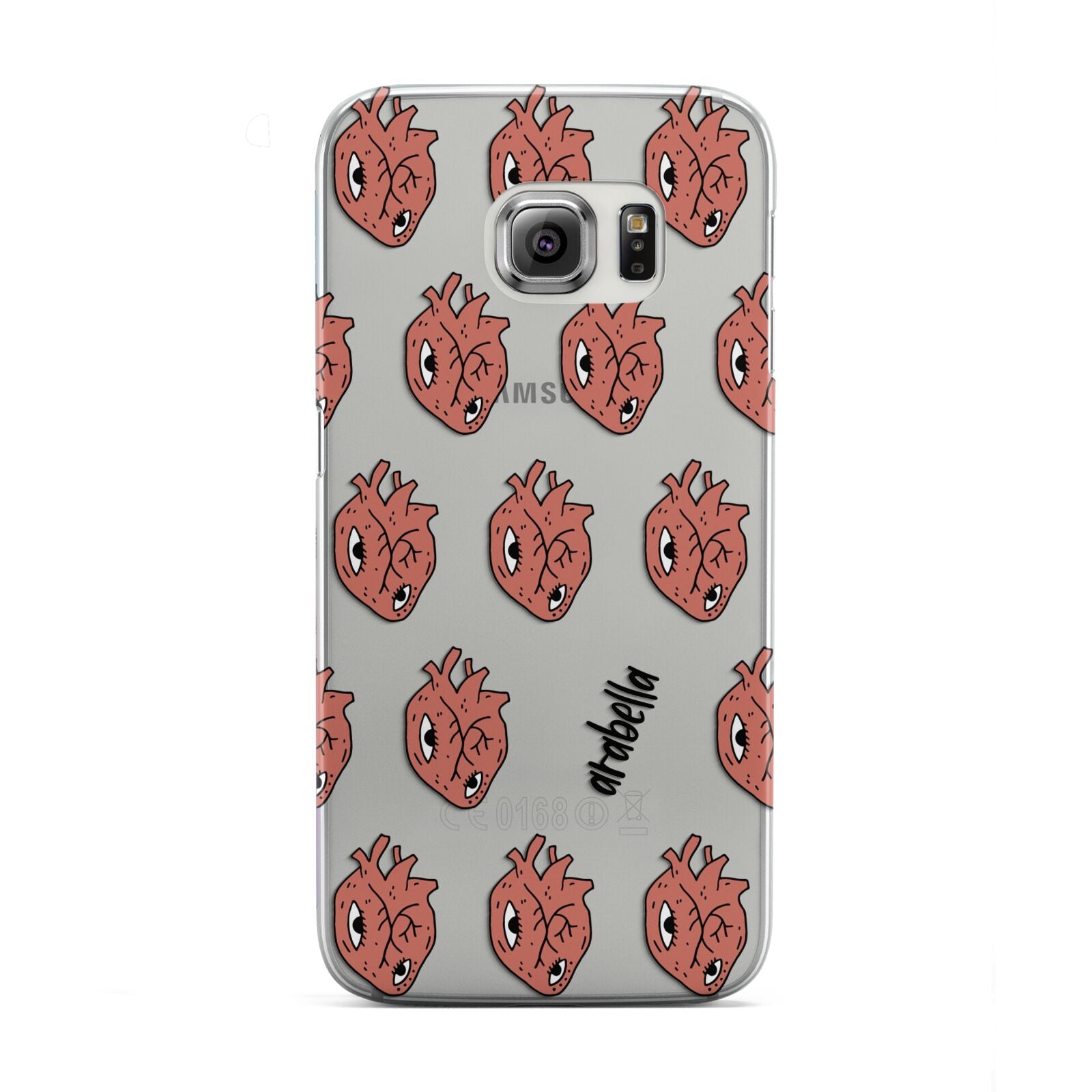 Heart Eyes Halloween Personalised Samsung Galaxy S6 Edge Case