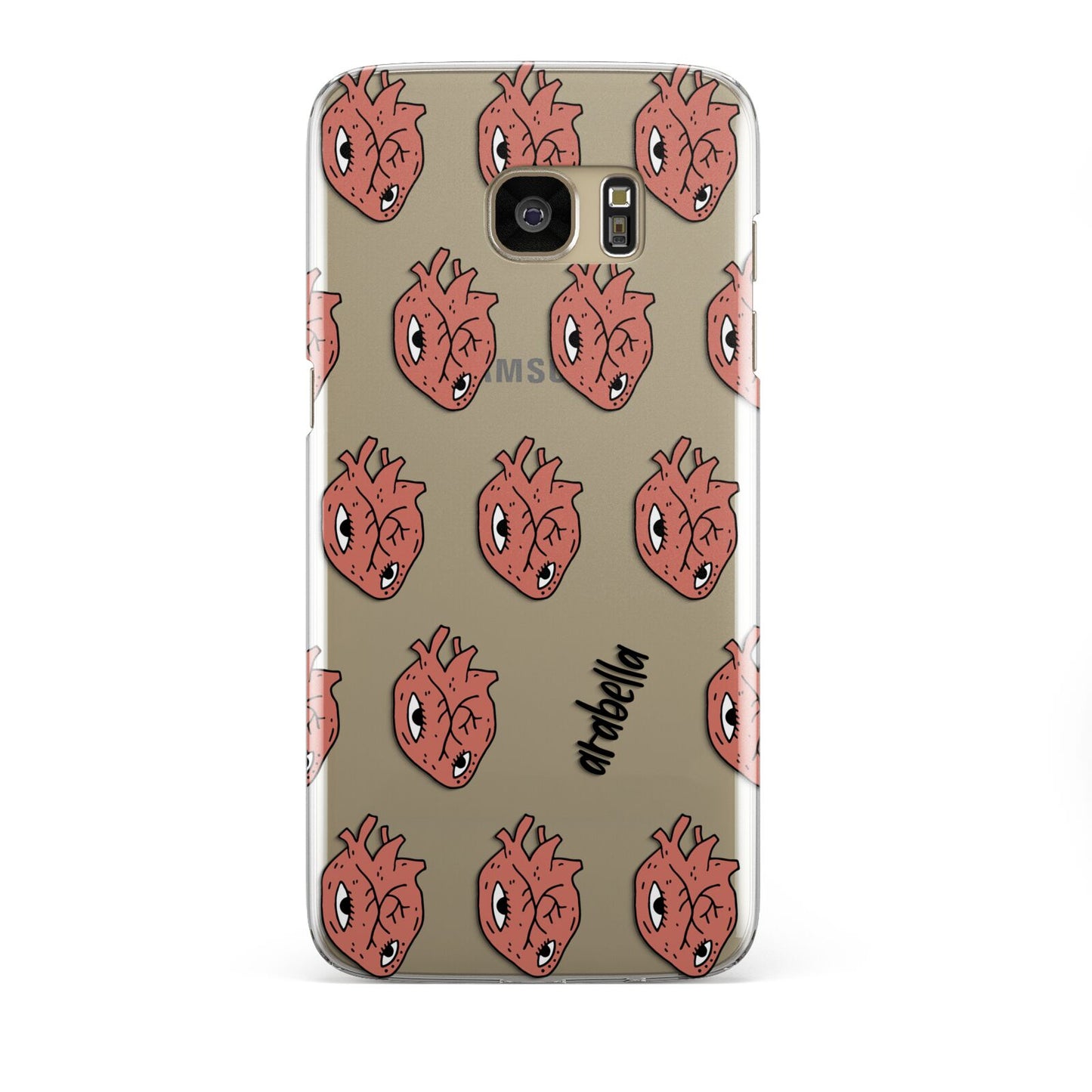 Heart Eyes Halloween Personalised Samsung Galaxy S7 Edge Case