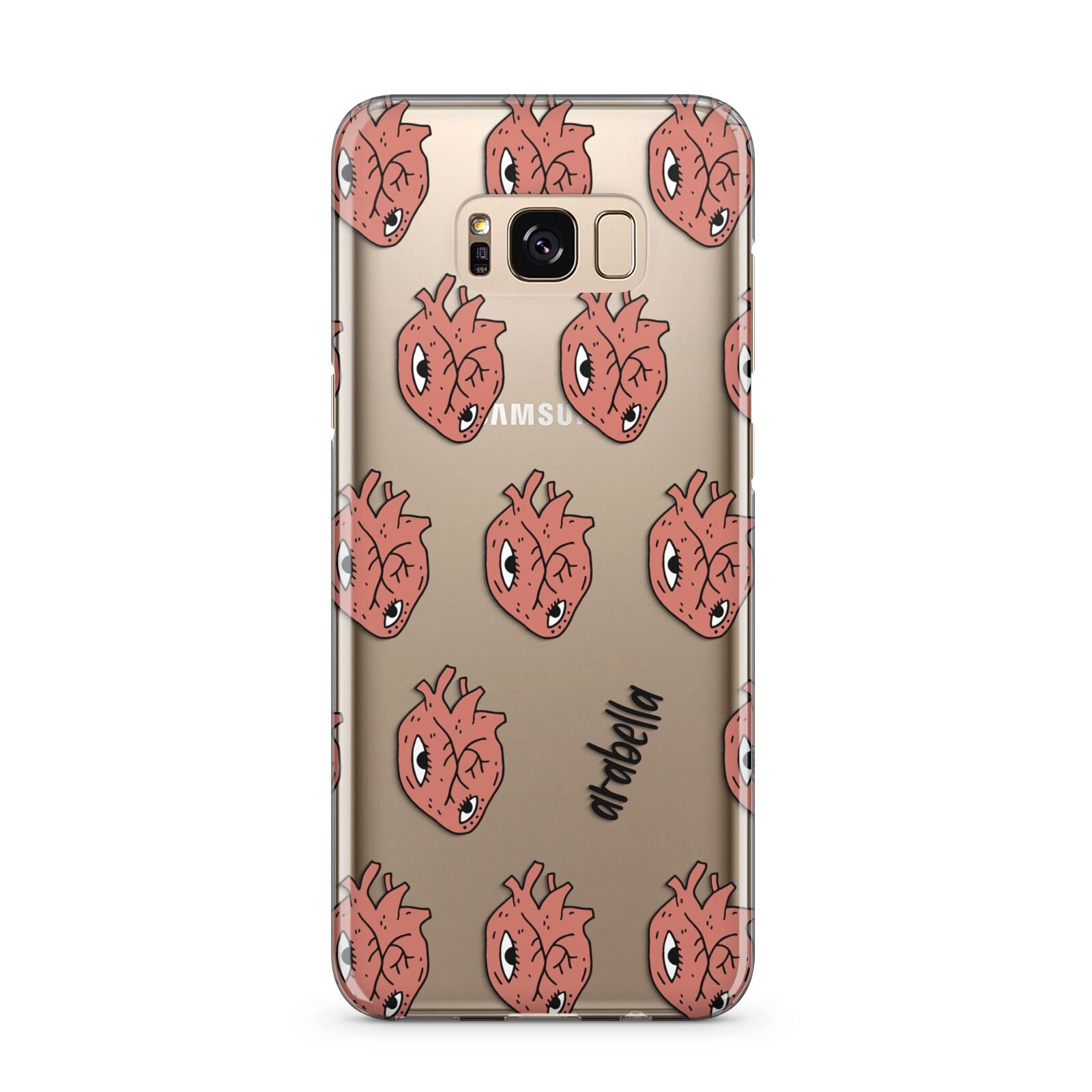 Heart Eyes Halloween Personalised Samsung Galaxy S8 Plus Case