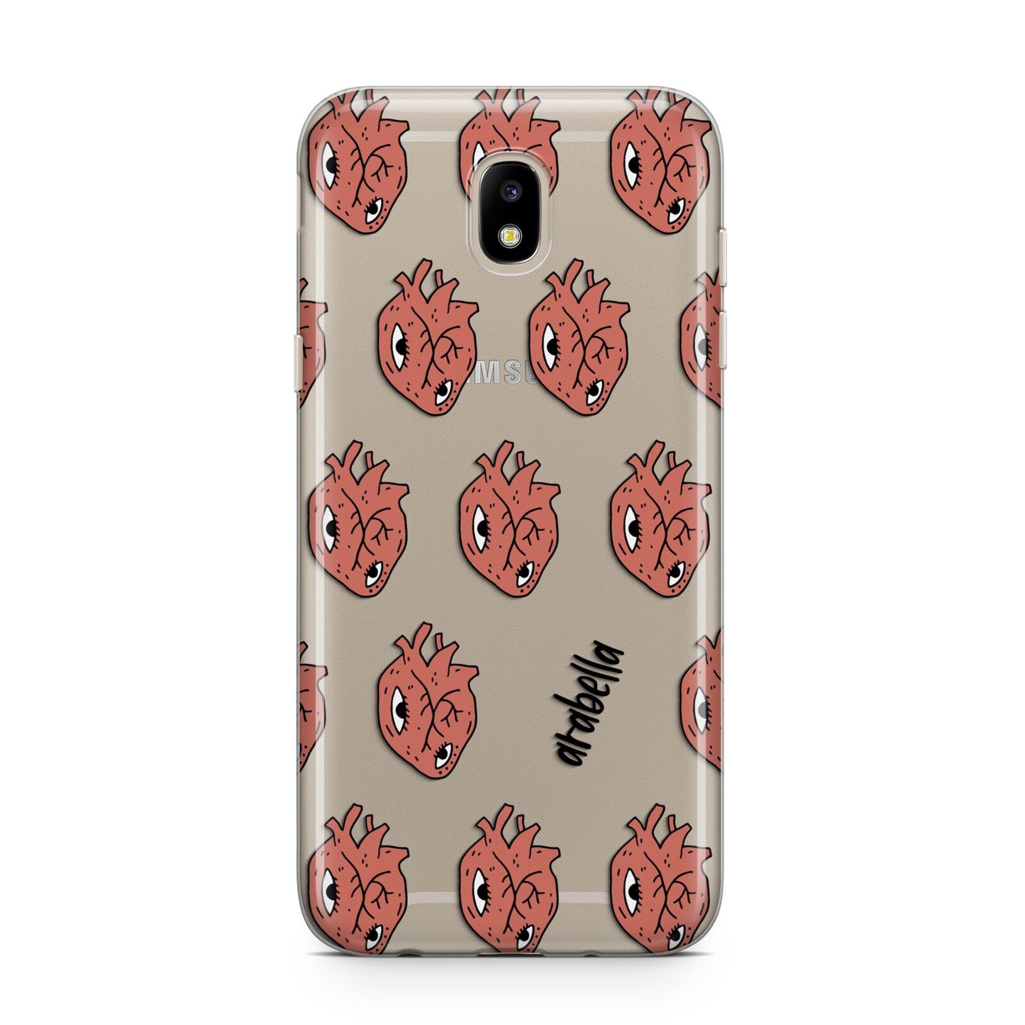 Heart Eyes Halloween Personalised Samsung J5 2017 Case