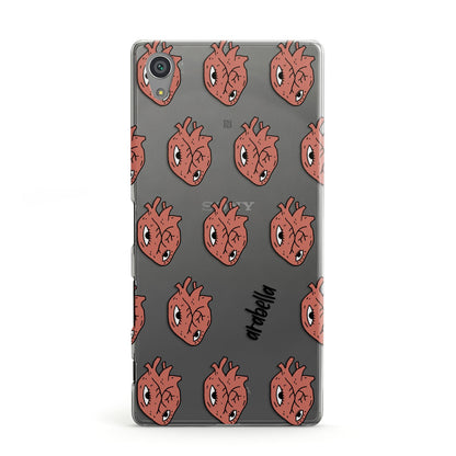 Heart Eyes Halloween Personalised Sony Xperia Case