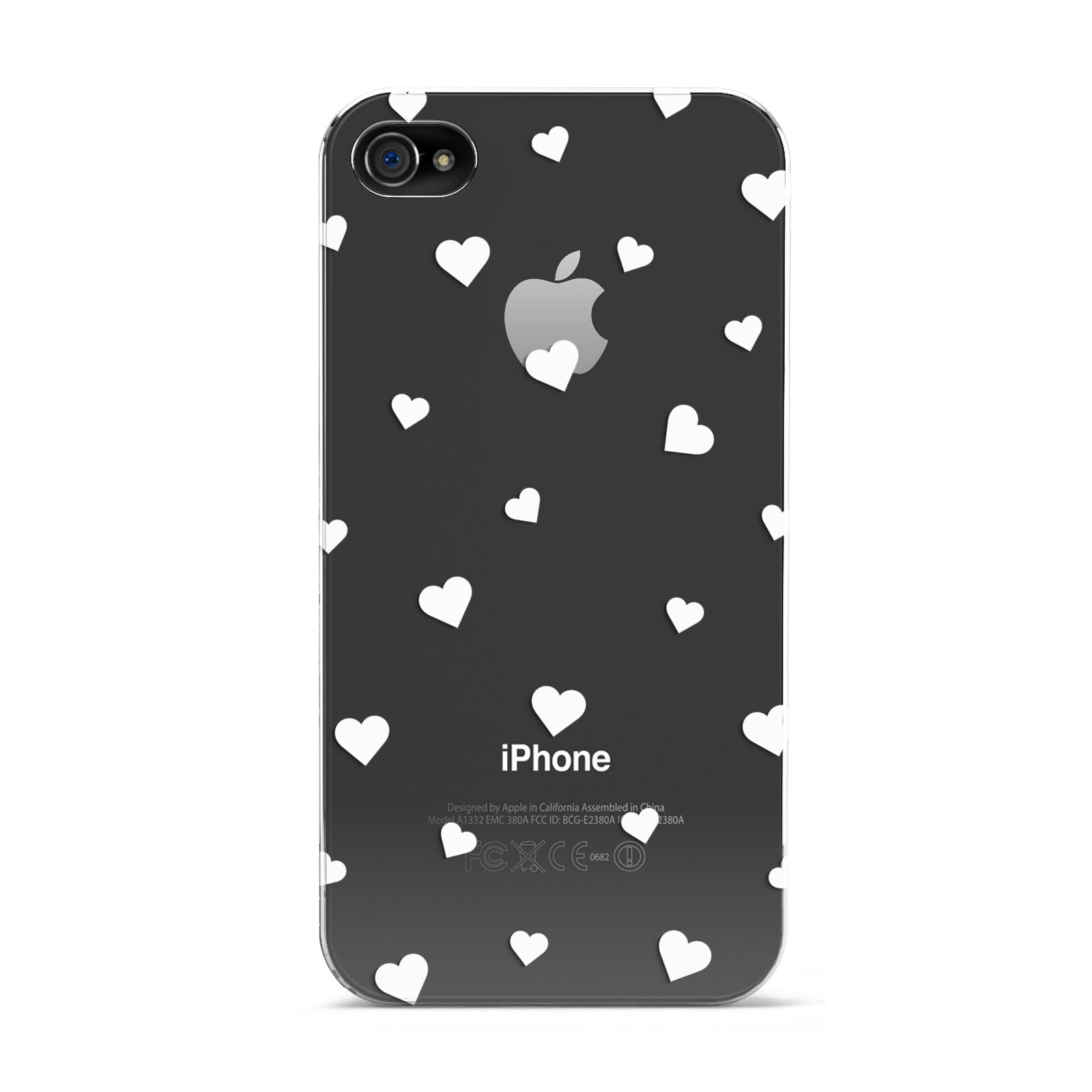 Heart Pattern Apple iPhone 4s Case