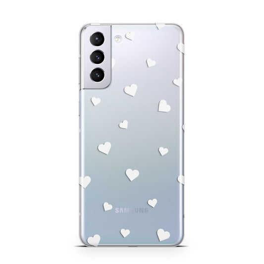 Heart Pattern Samsung S21 Plus Phone Case