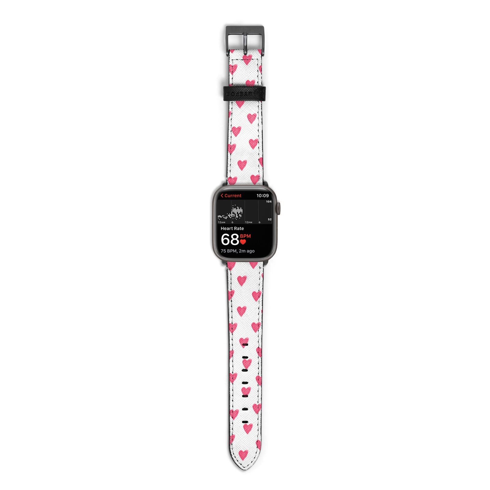 Heart Patterned Watch Strap Dyefor