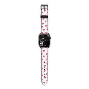 Heart Patterned Watch Strap