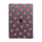 Heart Patterned Apple iPad Grey Case