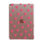 Heart Patterned Apple iPad Rose Gold Case
