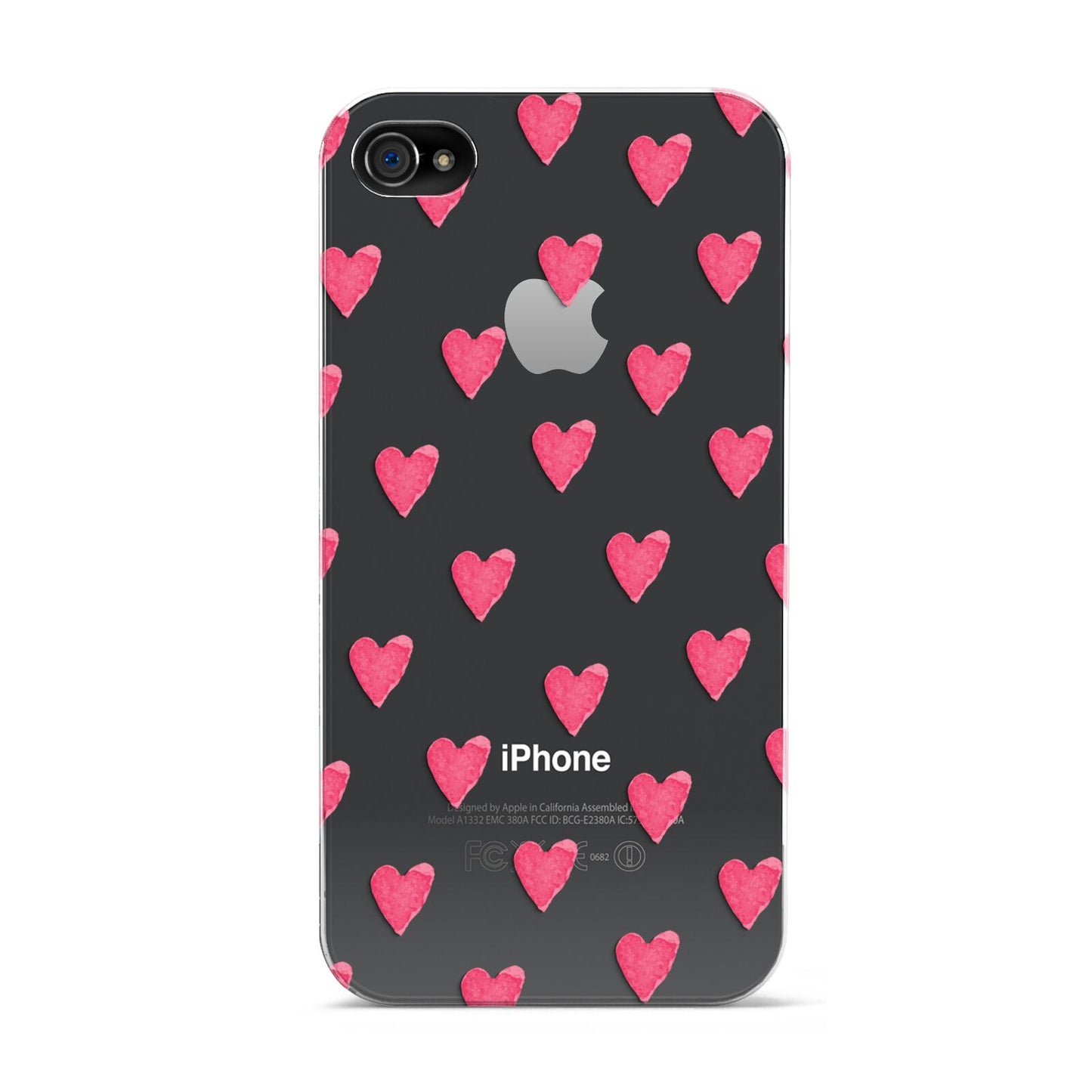 Heart Patterned Apple iPhone 4s Case