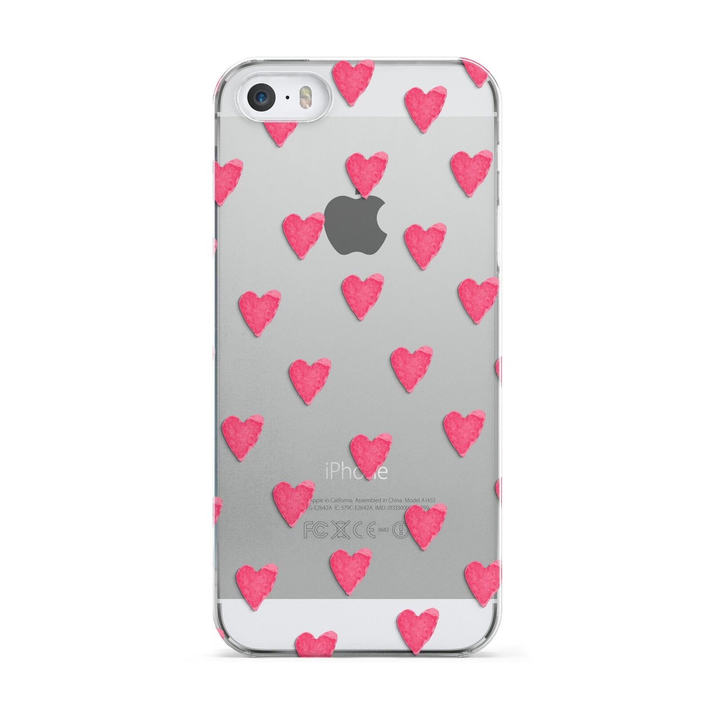 Heart Patterned Apple iPhone 5 Case