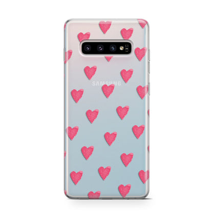 Heart Patterned Samsung Galaxy S10 Case