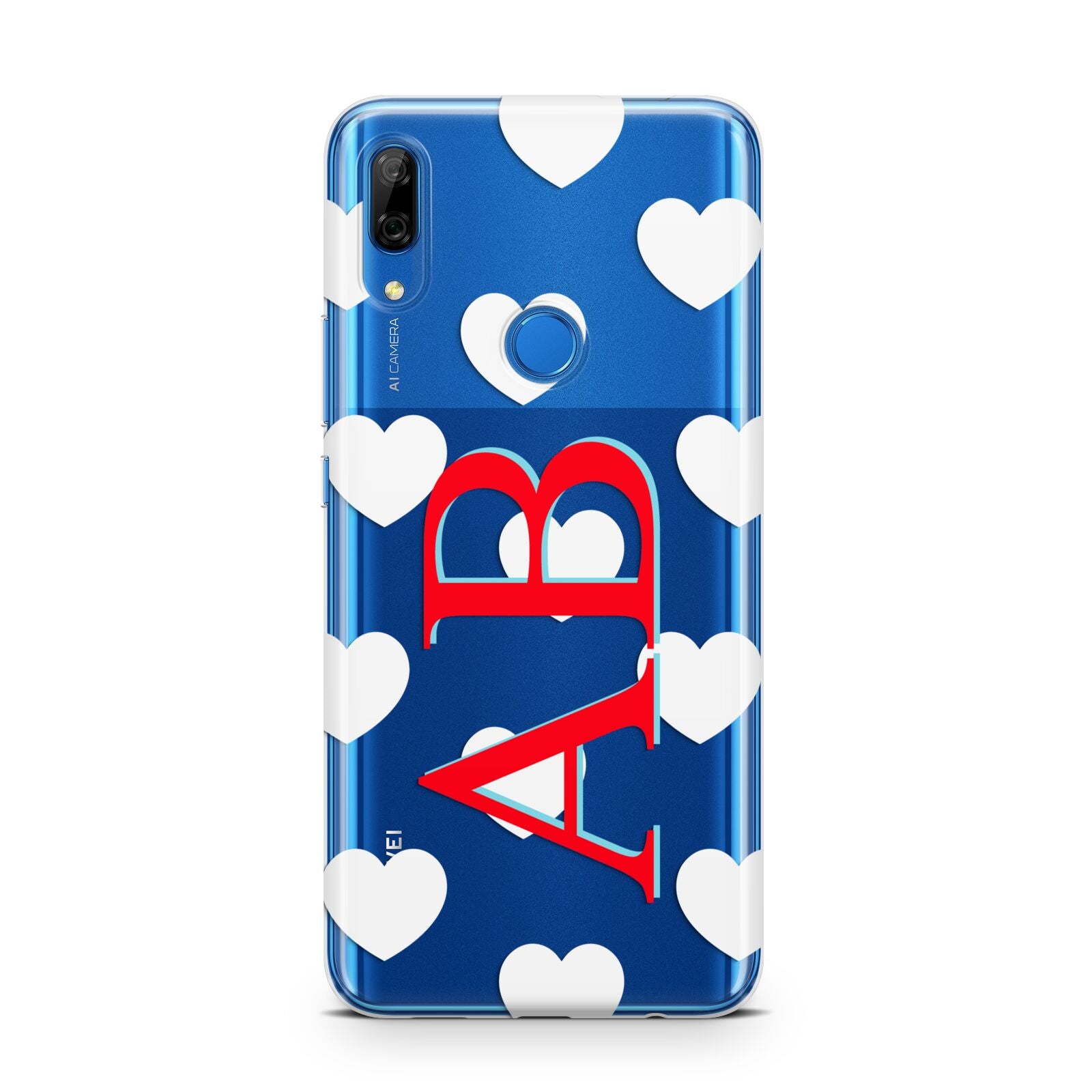 Heart Print Initials Huawei P Smart Z