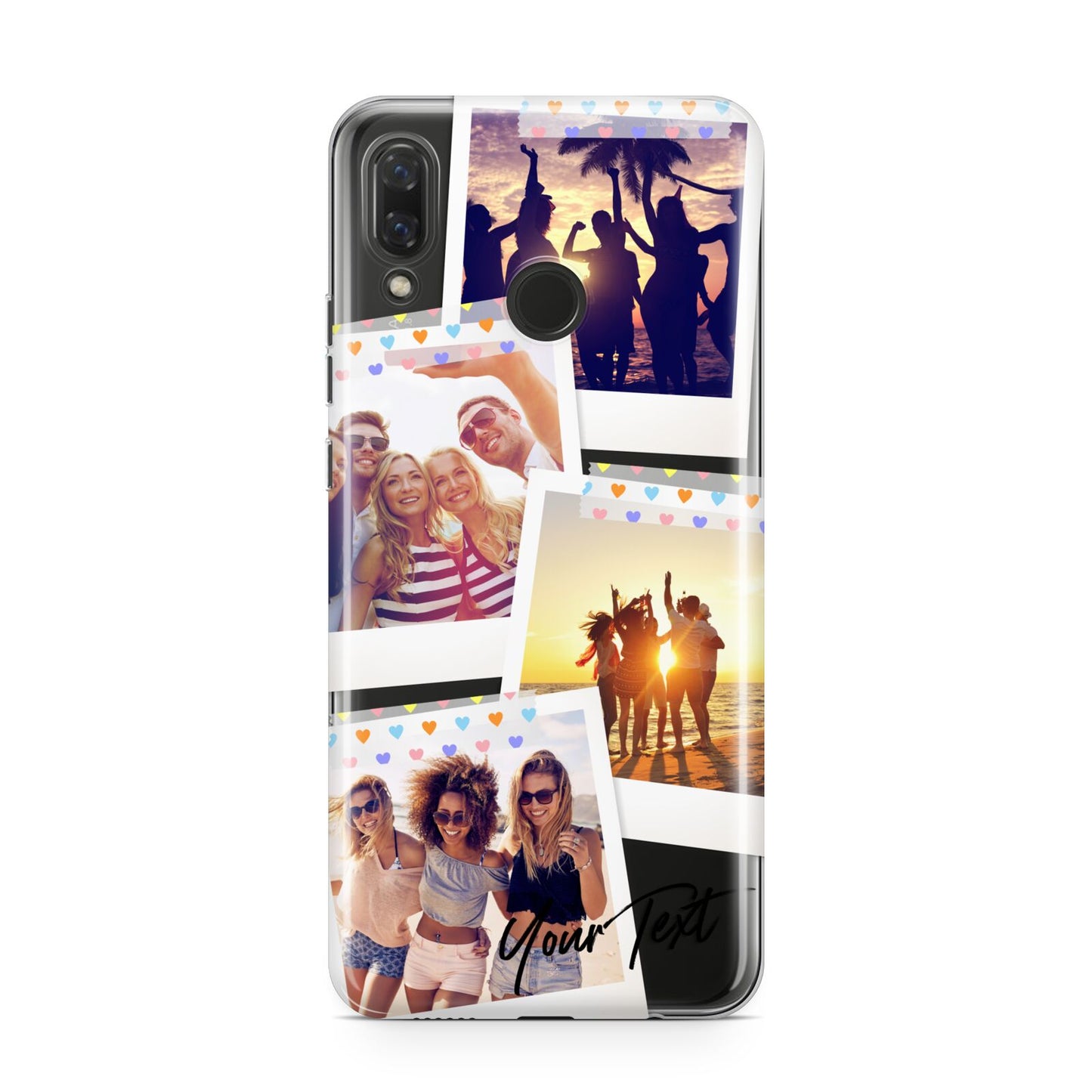 Heart Tape Photo with Text Huawei Nova 3 Phone Case