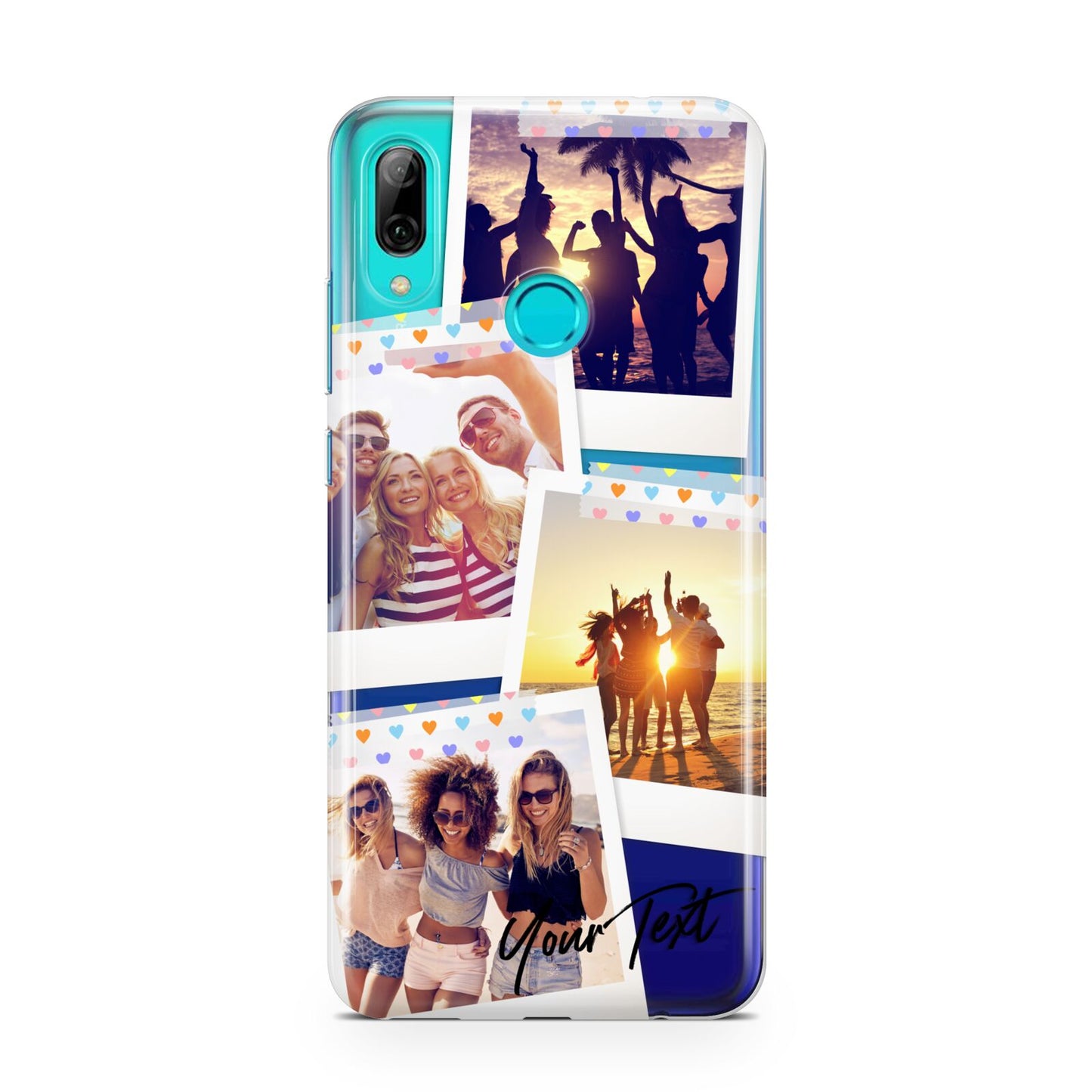 Heart Tape Photo with Text Huawei P Smart 2019 Case