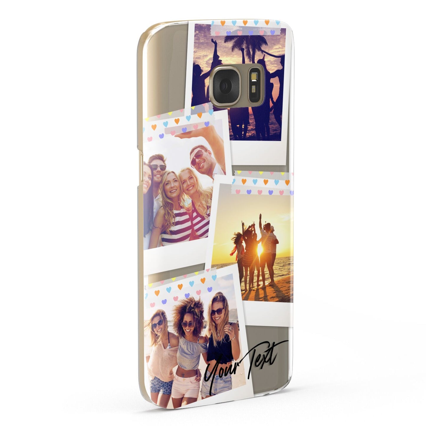 Heart Tape Photo with Text Samsung Galaxy Case Fourty Five Degrees