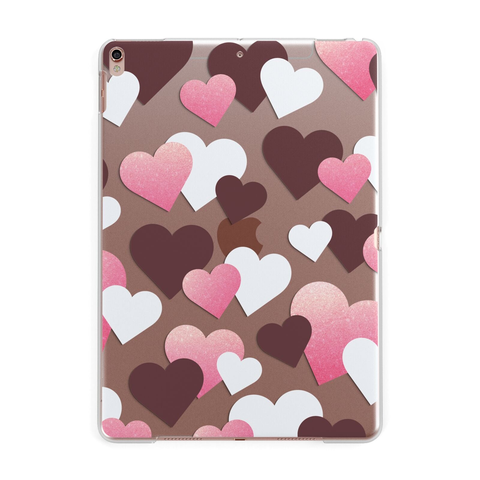 Hearts Apple iPad Rose Gold Case