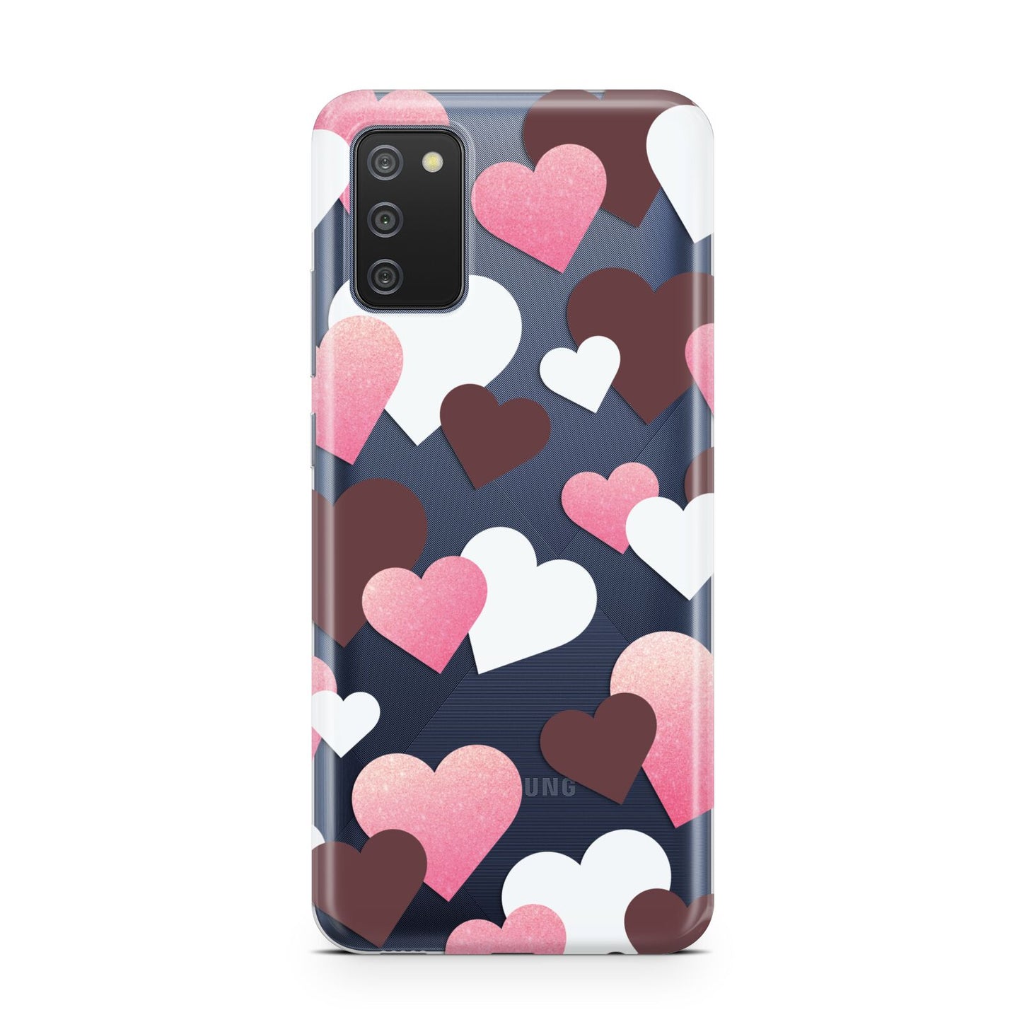 Hearts Samsung A02s Case