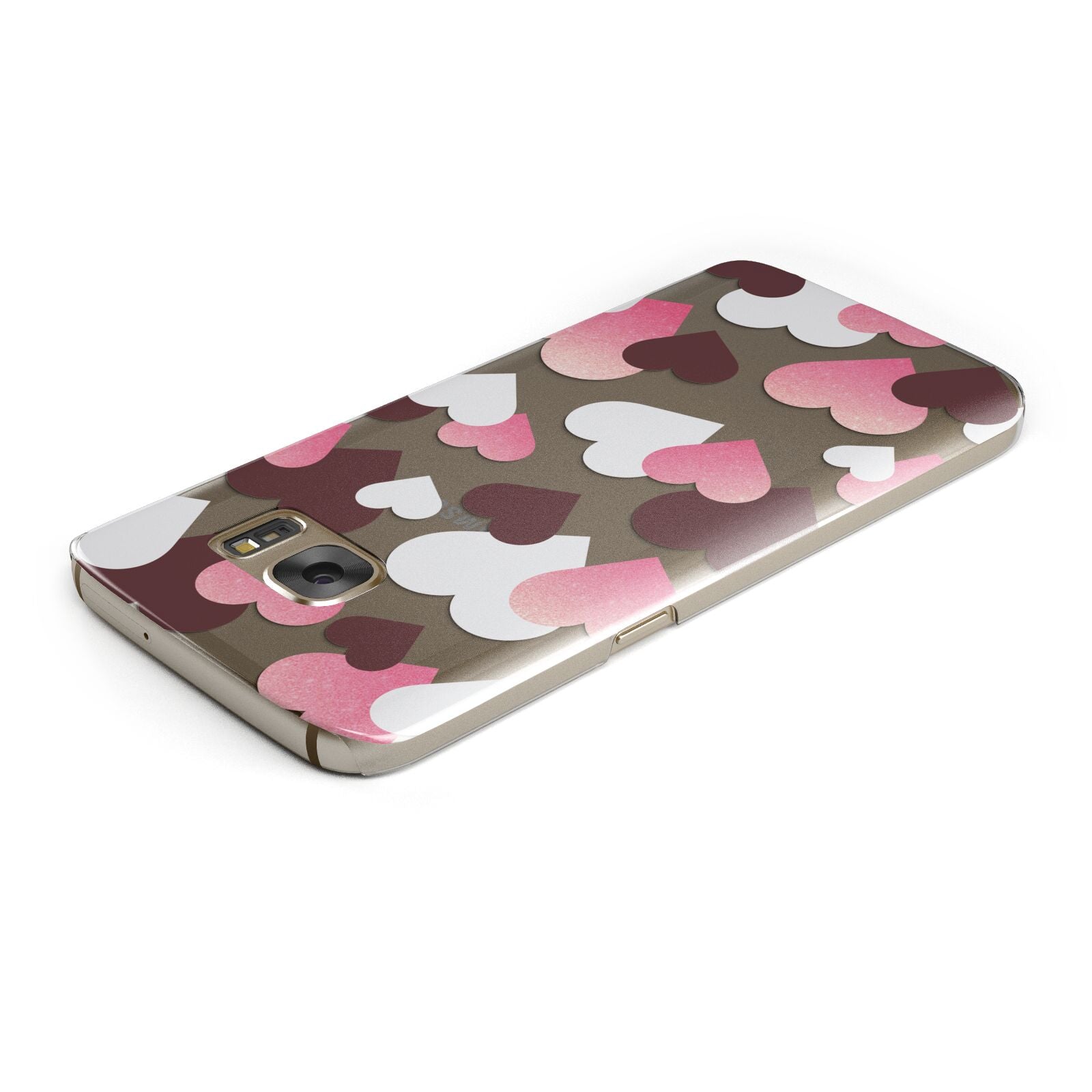 Hearts Samsung Galaxy Case Top Cutout