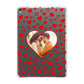 Hearts with Photo Apple iPad Grey Case