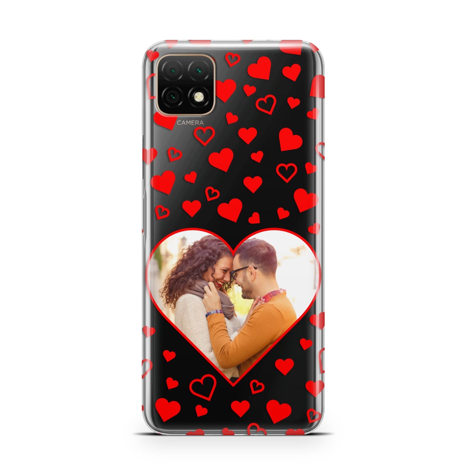 Hearts with Photo Huawei Enjoy 20 Phone Case