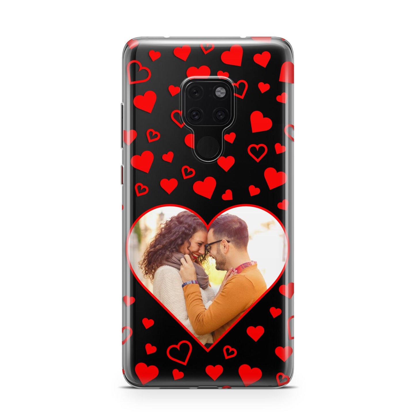 Hearts with Photo Huawei Mate 20 Phone Case